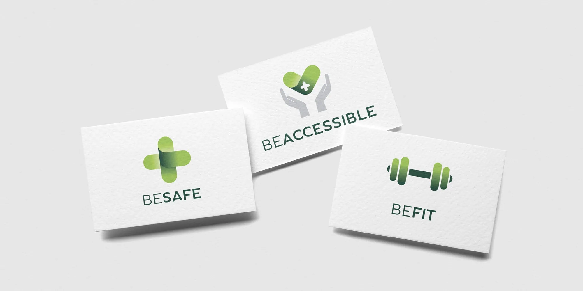 Three cards showcase icons and slogans for Bentley Wellbeing initiatives: "BeSafe" with a cross icon, "BeAccessible" with hands holding a heart, and "BeFit" featuring a dumbbell.