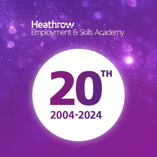 Heathrow 20th Anniversary logo