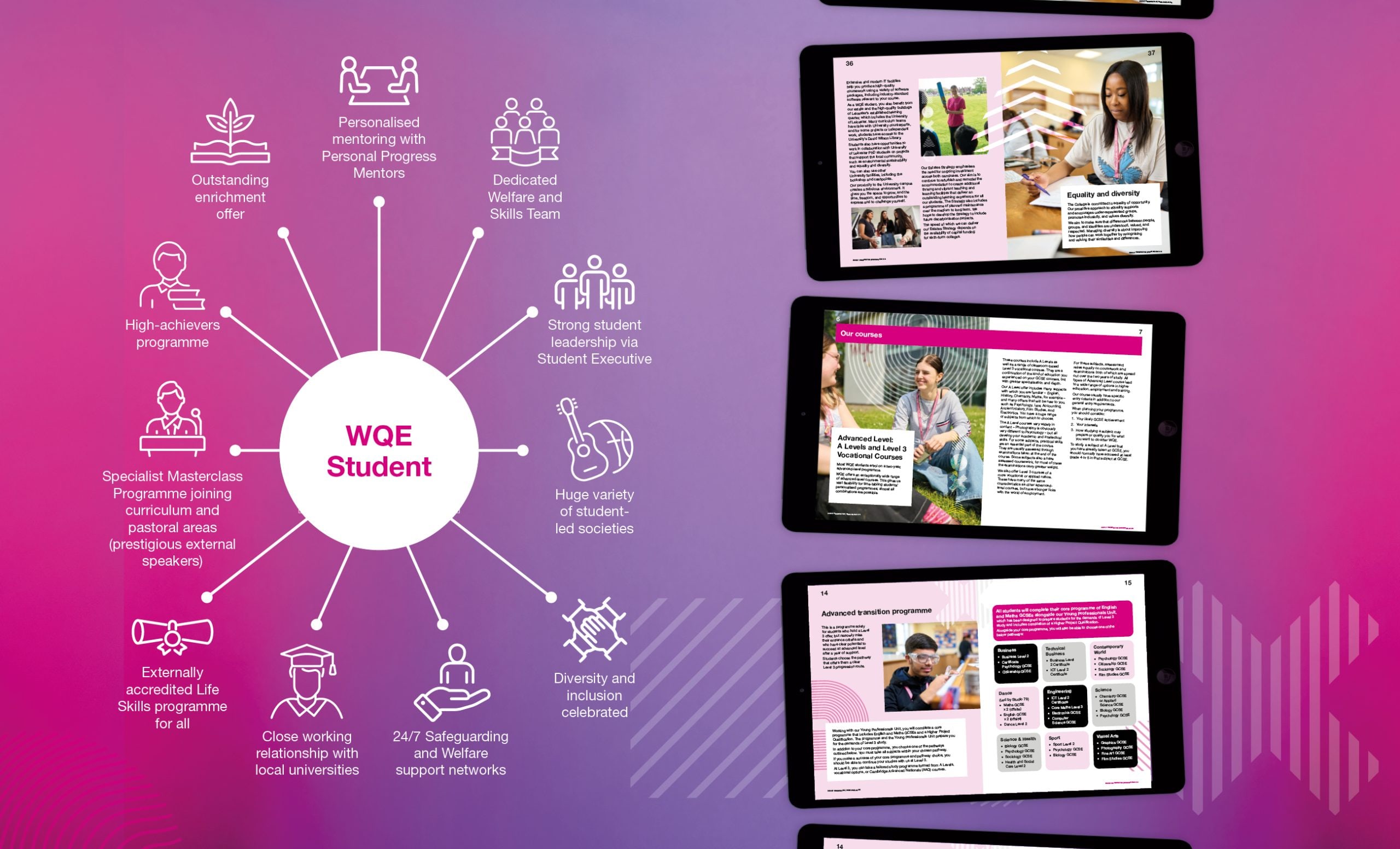 WQE – Prospectus, Website and Films — project image 2